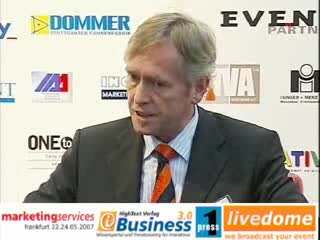Interview mit Bernd Reuter, Pr�sident der IAA, Prof. Dr. Nello Gaspardo, Universit�t Reutlingen und Martin Albrecht, Gesch�ftsf�hrer CrossMedia, Inc., New York